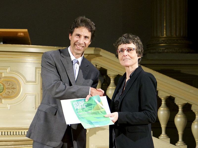 Enlarged view: Peter Bühlmann and Claire Voisin
